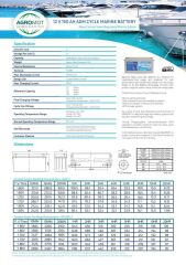 Agromot Marin Akü – 12 V 150 AH