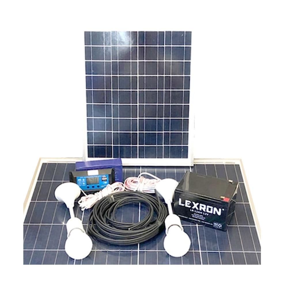 20 WATT SOLAR PANEL LIGHTING PACKAGE SOLAR PACKAGE Bağ Evi Off Grid Package