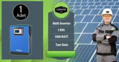 Teknovasyon Arge Güneş Enerjisi Bağ Evi Solar Paketi 3KVA İnverter 285W Güneş Paneli 100AH Jel Akü