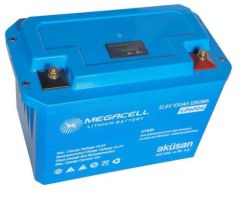 Megacell 12.8V 120Ah LiFePO4 Lityum Demir Fosfat Akü-YENİ