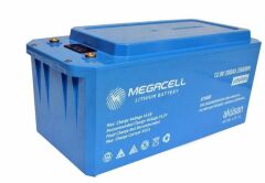 MEGACELL 12.8V 220Ah Bluetooth LiFePO4 ABS Lityum Akü