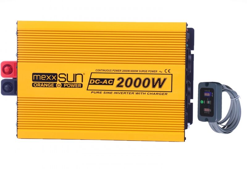 Mexxsun 12V Volt 2000W Watt Tam Sinüs Şarjlı Ekranlı Inverter