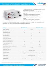 TommaTech 48V 50Ah LiFePO4 Modüler Lityum Batarya