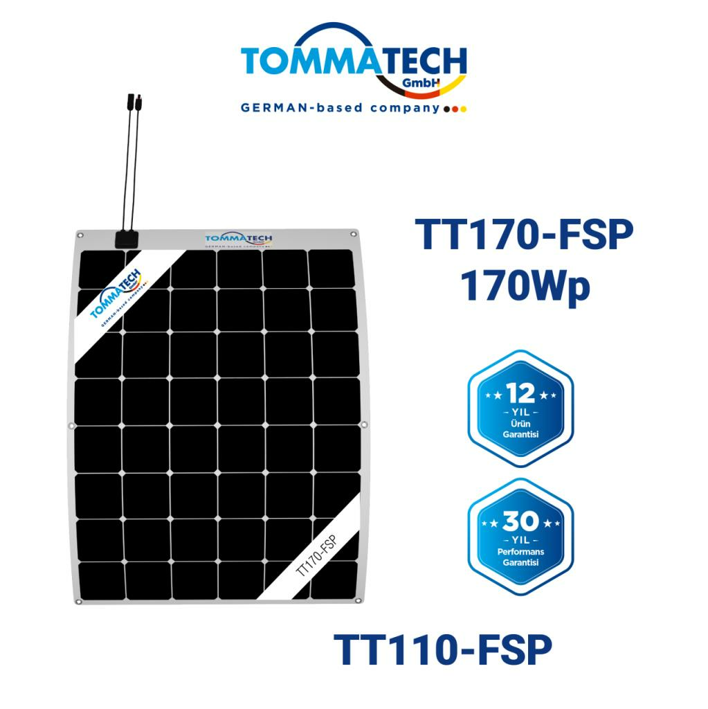 Tommatech 170 Watt Flexible Solar Panel FLEXIBLE Flexible Solar Panel