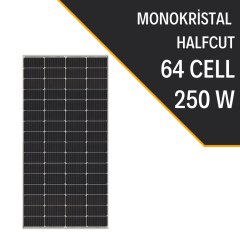 Lexron 250w Half Cut Monokristal Güneş Paneli