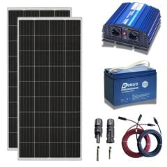 1200 Watt Tv Aydınlatma Bağ Evi Güneş Enerjisi 210w Solar Paket