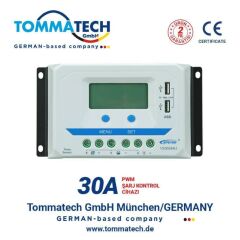 Tommatech 30 Amper Solar Şarj Kontrol Cihazı VS3024AU