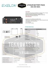 Teknovasyon Arge Exelon 48 V 50 Ah LityumAkü Rack Tipi ESS-48-50 4