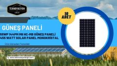 Teknovasyon Arge Güneş Enerjisi Solar Paketi VMIII 5Kva Mppt İnverter 455 watt Güneş Paneli 48V 50 Amper Lityum Akü