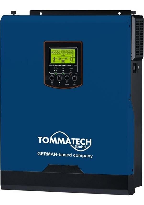 TommaTech New Pro 1.2K 12V 1Faz Mppt Wifi Akıllı İnverter