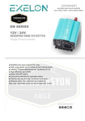 Exelon Modifiye Sinüs 300W 12V İnverter