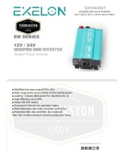 Teknovasyon Arge Exelon  12 V 1200 W Modifiye Sinüs inverter