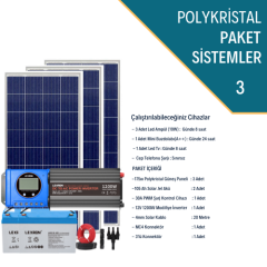 POLYKRİSTALLİ MİNİ BUZDOLABI PAKETİ (PAKET 3)