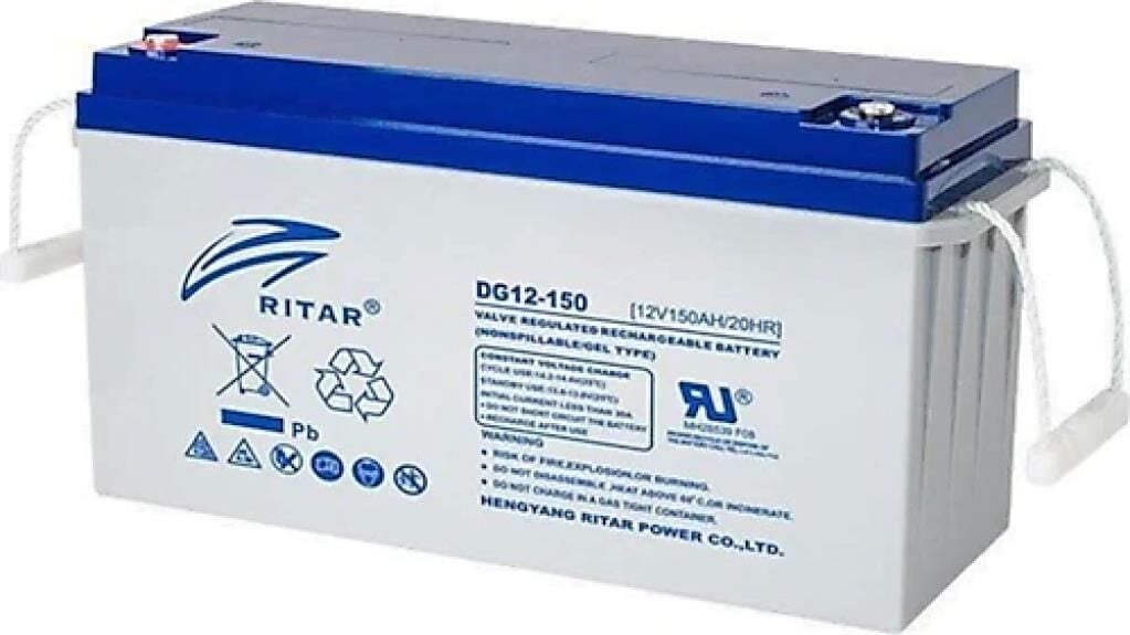 Ritar DG12-150 Deep Cycle 12 V 150 Ah Jel Akü