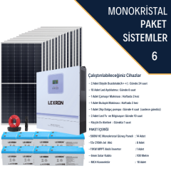 MONOKRİSTALLİ BÜYÜK EV PAKETİ (PAKET 6)