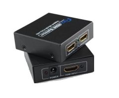 4Kx2K 2 Port HDMI 1 Giriş 2 Çıkış 4K Metal Endüstriyel Çoklayıcı