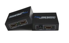 4K 2 Port HDMI 2160P Ultra HD Metal Kasa Splitter Çoklayıcı 4K102