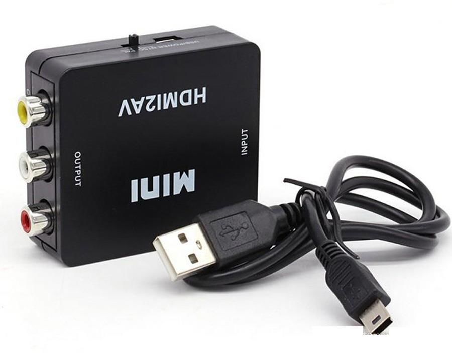 Gplus HDMI2AV HDMI to AV RCA Composit Görüntü Çevirici Mini Switch