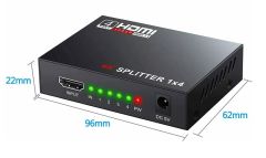 Gplus 4KHD104 HDMI Splitter 4 Port 4K Ultra HD Görüntü Çoklayıcı