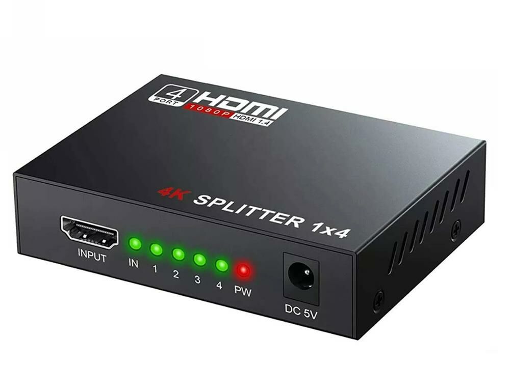 Gplus 4KHD104 HDMI Splitter 4 Port 4K Ultra HD Görüntü Çoklayıcı