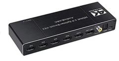 Gplus 4K422A HDMI 2.0 4K HDR10 HDCP 1.4 ARC Combo Switch Splitter