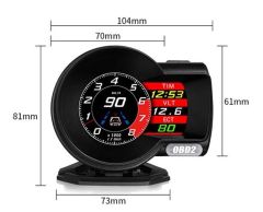 Gplus F8 HUD OBD 48 Fonksiyonlu Araç Veri Ekranı Head Up Display