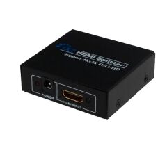 Gplus 4K102 2 Port HDMI 4K Ultra HD Metal Kasa Splitter Çoklayıcı