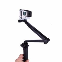 Aksiyon Kamera 3 Yollu Katlanır Monopod Stand Selfie Çubuğu GP238