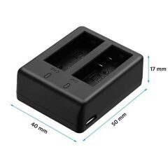 Orjinal Eken Sjcam Uyumlu 1050 maH Batarya ve Çift Pil Şarj Aleti