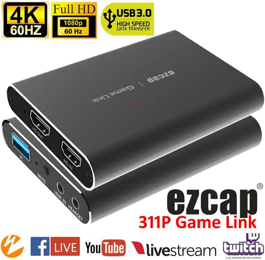 ezcap311P Game Link USB 3.0 1080P 60 Hz HDMI Video Capture Kartı