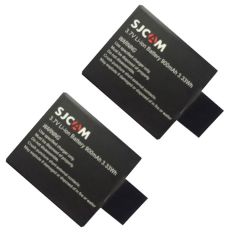 Orjinal SJCAM 4000 5000 M10 3.7v 900 mAh 2li Batarya Pil Seti