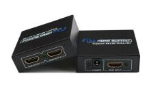 Gplus 4K102 4K Ultra HD 2 Port HDMI Metal Kasa Splitter Çoklayıcı