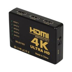 Gplus IFSWT-501 5 Port Kumandalı 4K 2160p 3D Uyumlu HDMI Switch