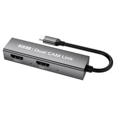 Ezcap314 Dual Cam Link Çift Giriş HDMI 1080P 60Hz Video Capture Kartı 2 Giriş 1 Çıkış Kayıt Cihazı