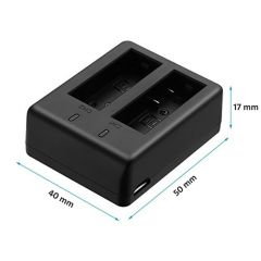 Sjcam SJ4000 M10 SJ5000 Eken H9R Uyumlu USB Şarj İstasyonu USB02