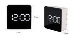 Gplus W562 Dijital LED Termometreli Aynalı Alarmlı Masa Saati