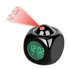 Gplus CJ2028 Projektörlü Termometreli Alarmlı Konuşan Masa Saati