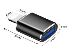 Gplus IPH35 OTG Apple iPhone iPad Lightning to USB 3.0 Çevirici