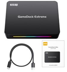 Ezcap360 Game Dock Extreme HDR VRR 4K 60 Hz HDMI Video Capture Kayıt Cihazı Full HD 240 Kayıt Cihazı