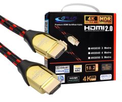 Gplus 4K 60Hz Ultra HD 18 Gbps HDR ARC HDMI 2.0 26 AWG Örgü Kablo