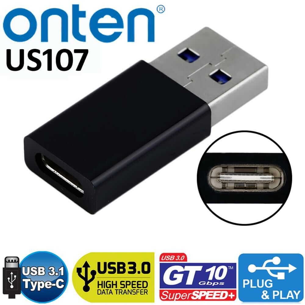Onten US107 Type-C 3.1 to USB 3.0 Çevirici Dönüştürücü Metal OTG