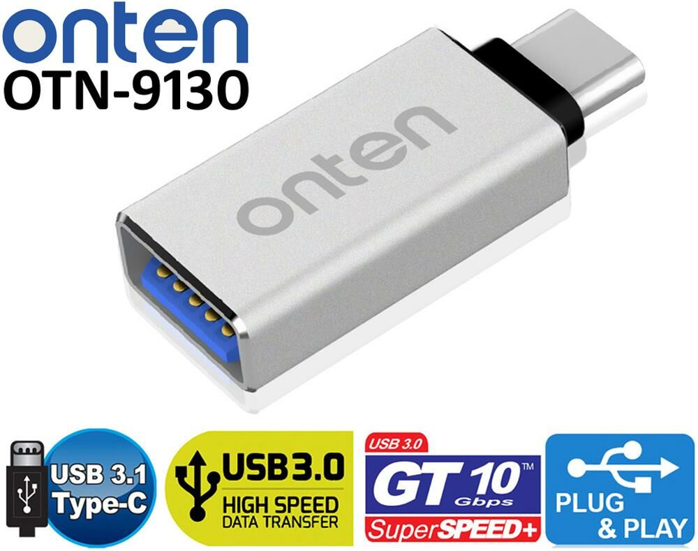 Onten OTN-9130 USB 3.0 Type-C 3.1 Çevirici Dönüştürücü Metal OTG