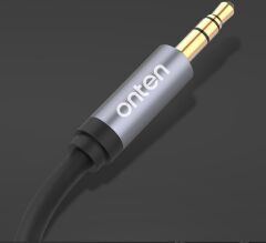 Onten OTN-101 3.5 mm 24K Altın Kaplama Dayanıklı AUX Ses Kablosu