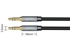 Onten OTN-101 3.5 mm 24K Altın Kaplama Dayanıklı AUX Ses Kablosu