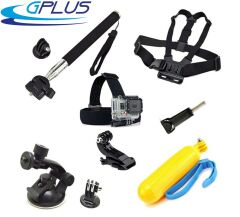 Gplus ST009 Gopro Eken Sjcam Aksiyon Kamera Aksesuar Set 9 Parça