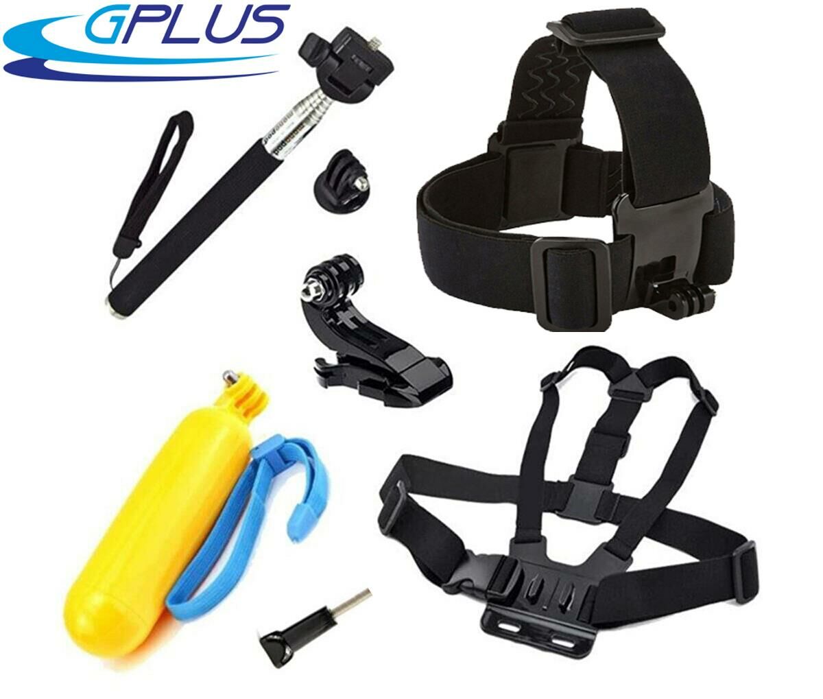 Gplus ST007 Gopro Eken Sjcam Aksiyon Kamera Aksesuar Set 7 Parça