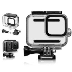 Gopro Hero 10 Hero 9 Muhafaza ve Kafa Bandı 4 Parça Set GO209