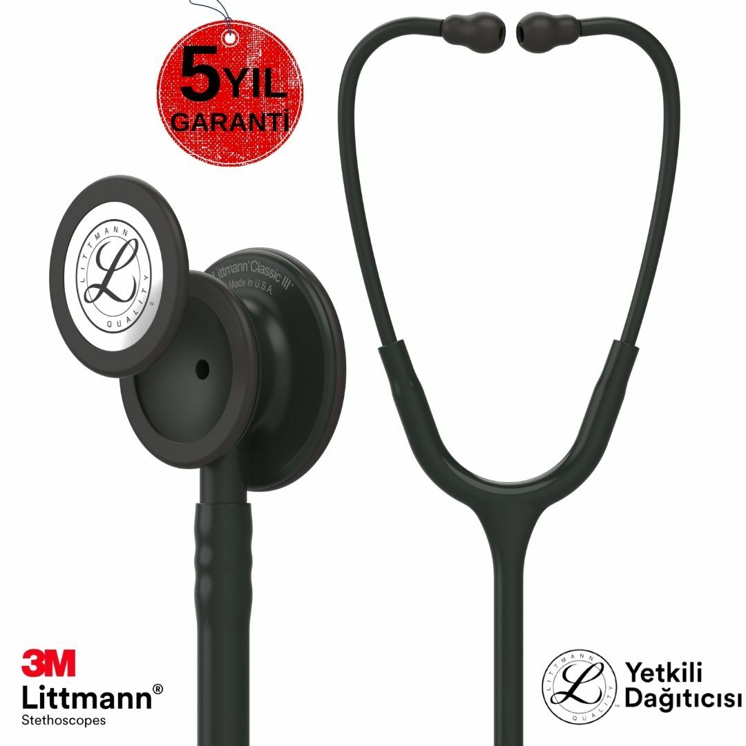 5803 Simsiyah Stetoskop 3m Littmann Klasik 3