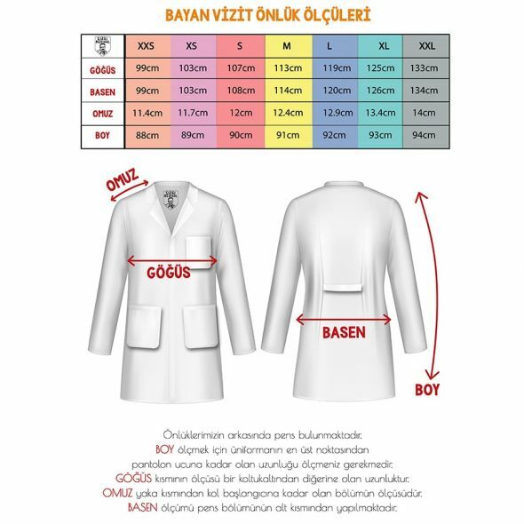 Erkek Hakim Yaka Laboratuvar Önlüğü (Alpaka Kumaş)