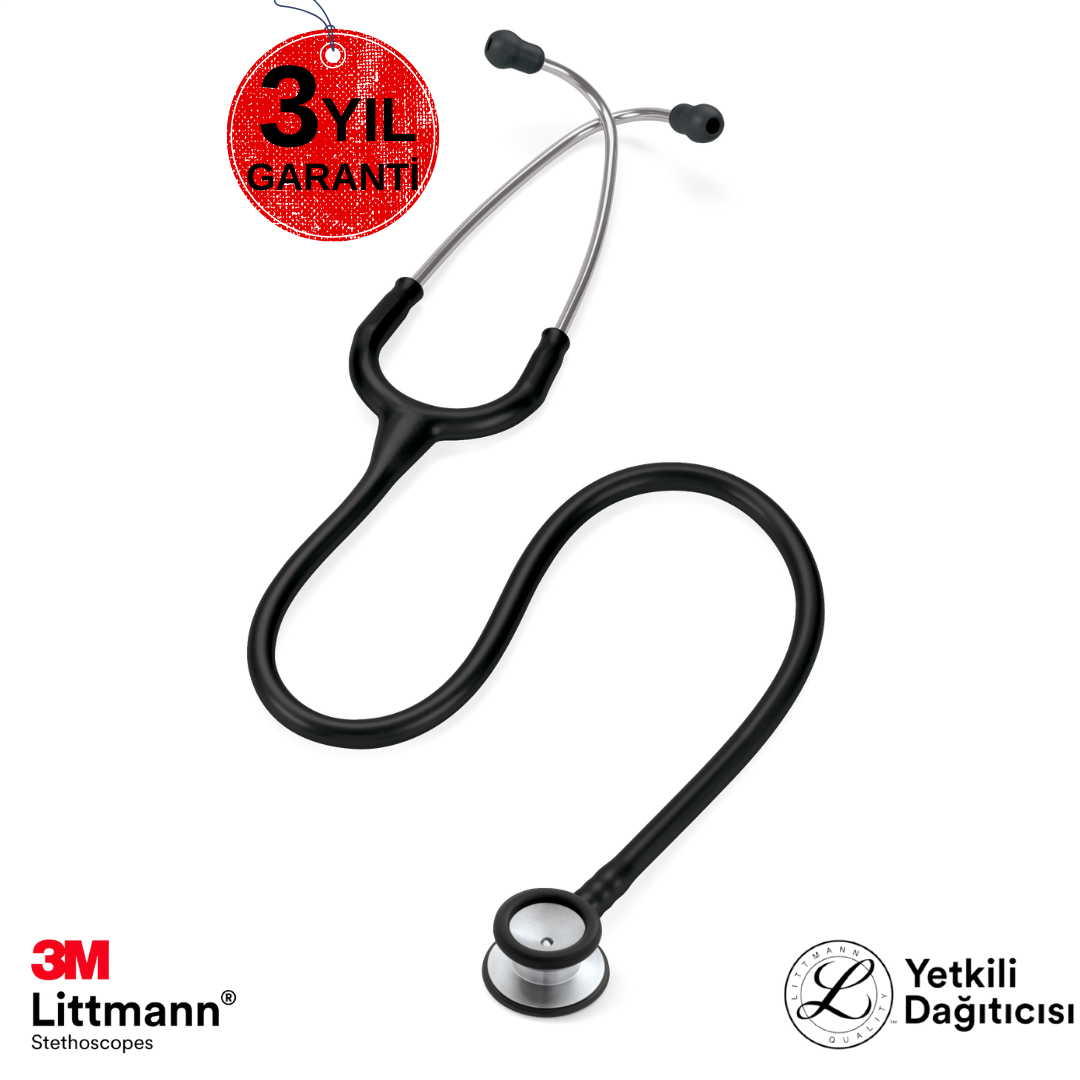 SİYAH Pediatri ( 3m Littmann 2113 Black Pediatric) Stetoskop